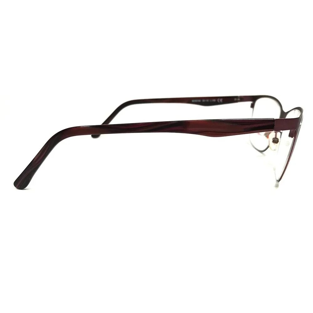 Maui Jim Eyeglasses Frames MJO2104-89M Burgundy Red Purple Cat Eye 53-15-135